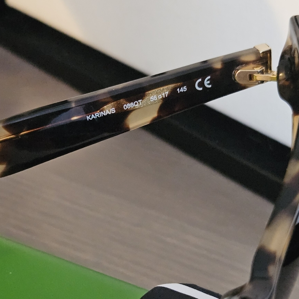 Kate Spade Cat Eye Tortishell Sunglasses - Picture 7 of 8